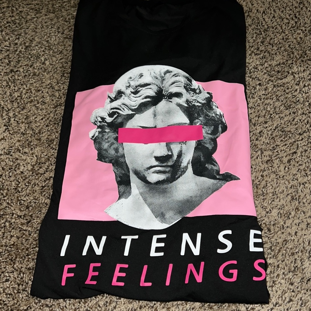 Black Graphic Oversized T-shirt